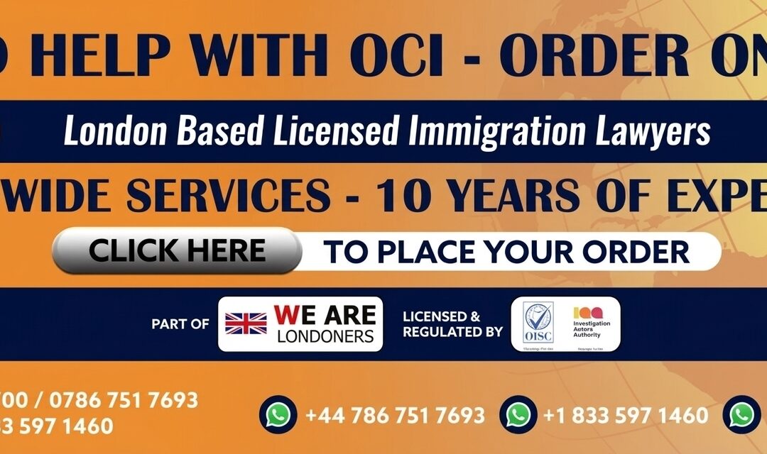OCI Visa Services in London